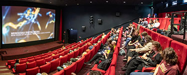 Animation Screening at the Werkschau Digital Media at the Moviemento cinema in Linz