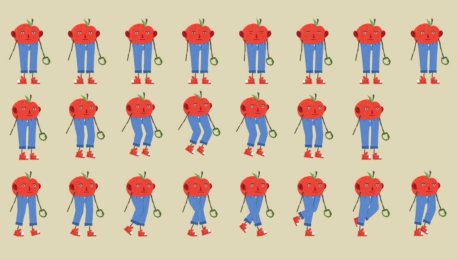 Bad Apple Animation Sheet