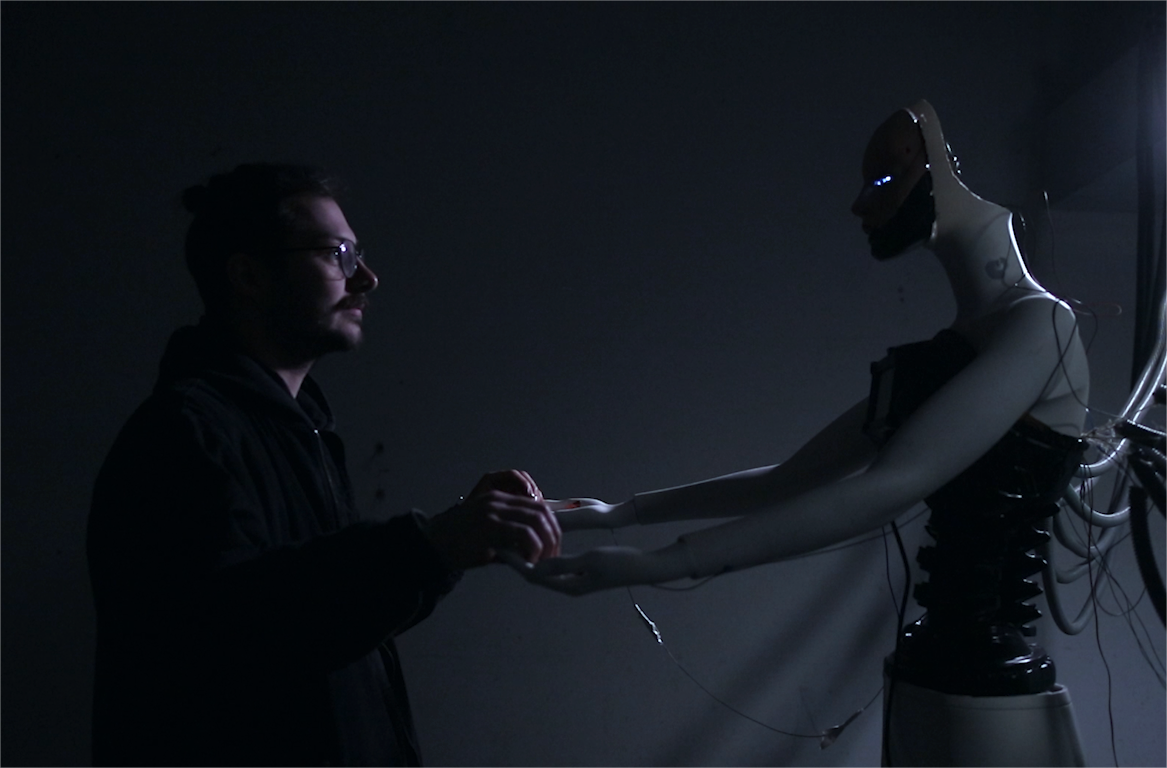Showing the prototype at the Postcity bunker in Linz within a small exhibition