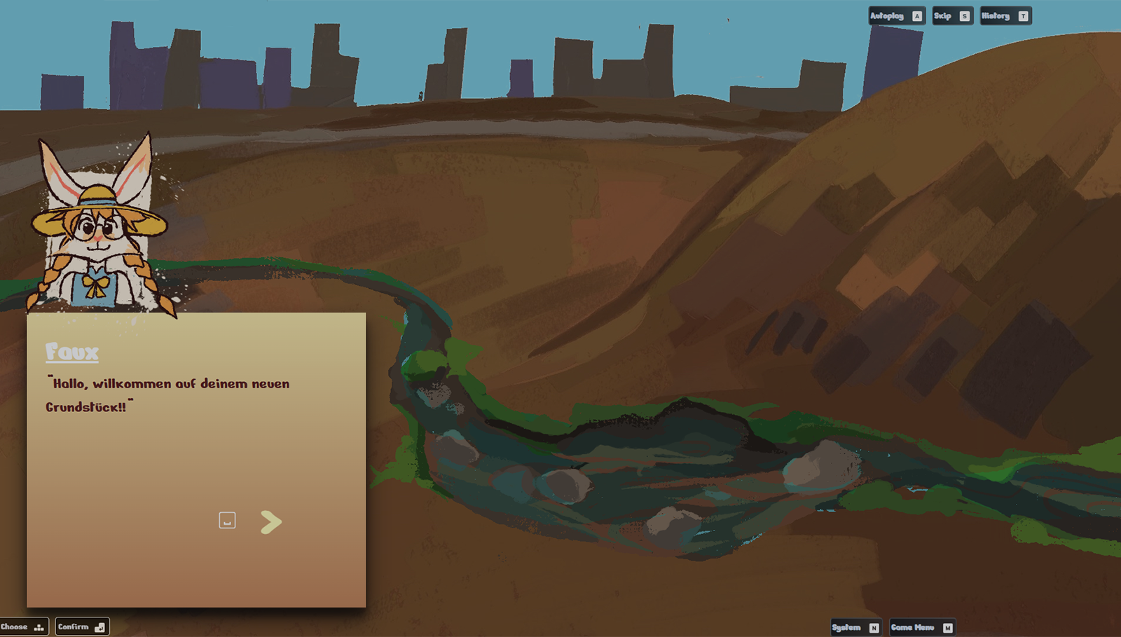 Gaschtln Starting Screen