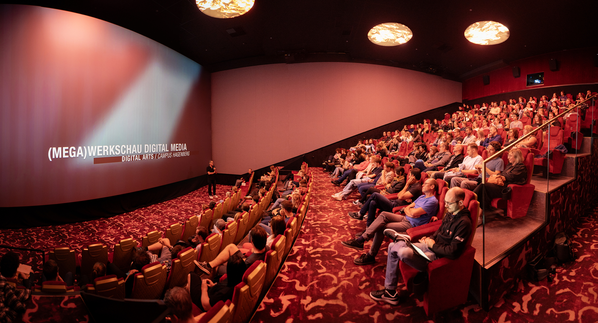 Animation Screening at the Werkschau Digital Media at the Megaplex cinema in Pasching